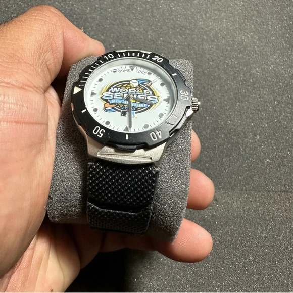 Game Time World Series 100th Anniversary Analog Quartz Watch Working New Battery - Picture 2 of 9